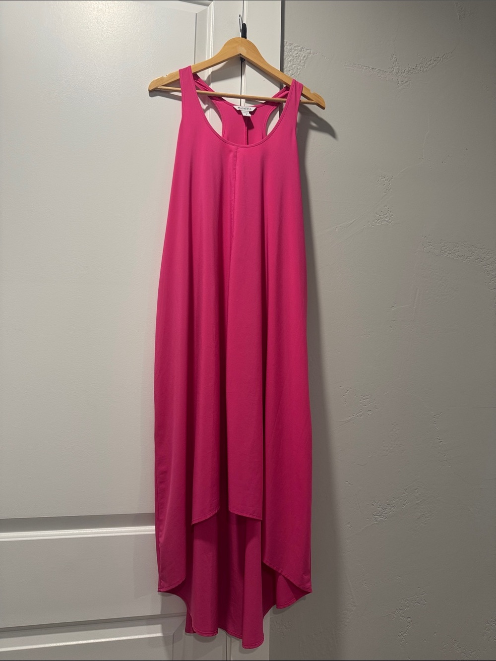 Athleta Presidio Hot Pink Racerback High-Low Sundress